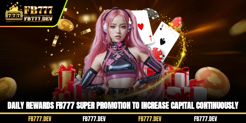 Daily Rewards FB777 - Super Promotion To Increase Capital Continuously