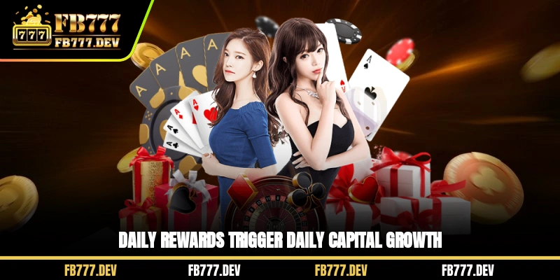Daily Rewards trigger daily capital growth